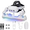 Image 1 : Q6 Charging Dock for Headset and Controllers with RGB Lighting