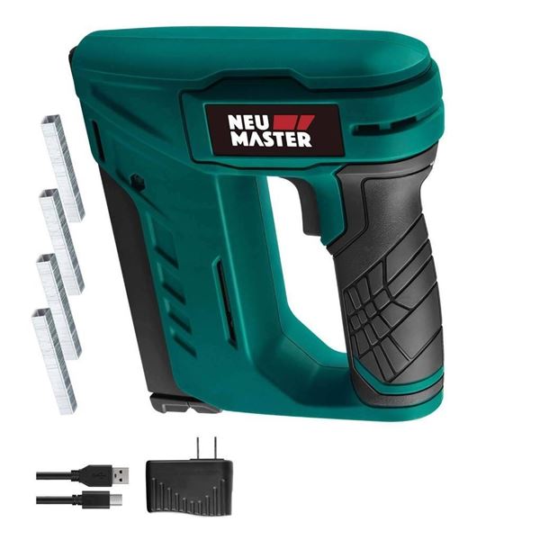 Nail Master MTC61018 Cordless Tacker With Charger and Accessories