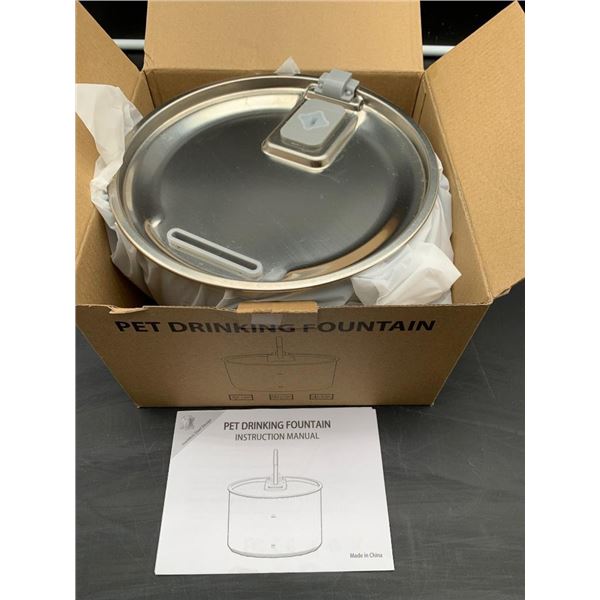 FluffyUnion Spigot Pet Drinking Fountain, Dishwasher Safe, Model X0046QTF