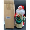 Image 2 : Electric Music Lights Santa Figure Holiday Decoration, Model X003WV5PR3