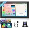 Image 1 : 8 Core 4G+64G Car Radio with DSP and Backup Camera
