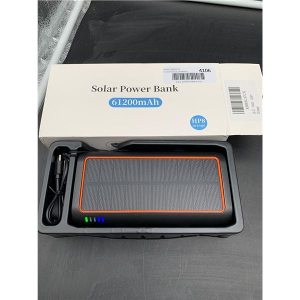 Solar Power Bank 61200mAh with HIPS Shell Design