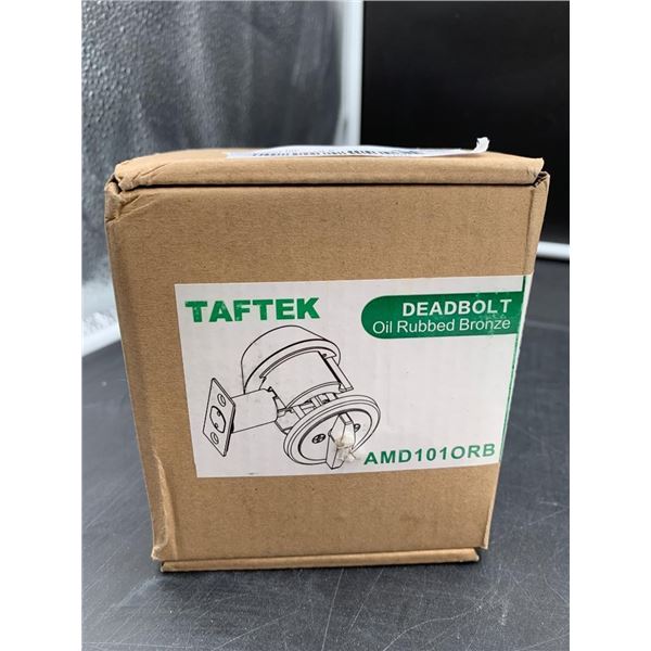Taftek AMD101ORB Deadbolt in Oil-Rubbed Bronze Finish