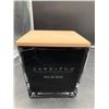 Image 2 : Sand + Fog Feu De Bois Candle with Wooden Lid, Square Design