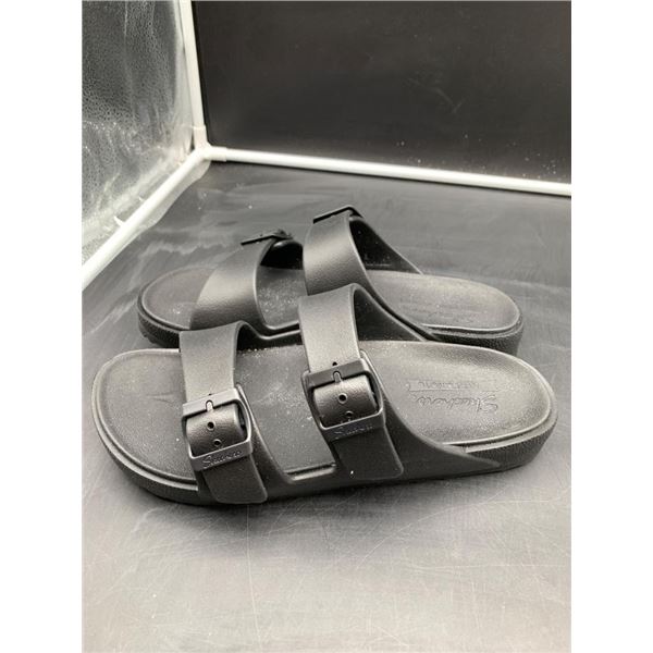 Skechers Sandals Black BBK Size 9 US/38 EUR with Man-Made Upper