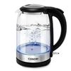 Image 1 : Cosori Electric Glass Kettle with Stainless Steel Filter, LED Light