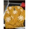 Image 1 : Zeagoo Women’s Yellow Sweater With Floral Pattern, Size L