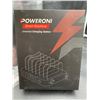 Image 2 : Poweroni PC6S-10b Universal Charging Station with USB Ports, Black