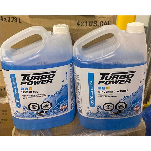 All Season Washer Fluid (ASSORTED BRANDS) 3.78 L - Lot of 2