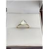 Image 1 : 14K Gold Ladies ring with natural uncut Diamond Solitaire approx .80 carat