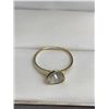 Image 3 : 14K Gold Ladies ring with natural uncut Diamond Solitaire approx .80 carat