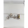 Image 4 : 2.00 CT TW GRA CERTIFIED ROUND BRILLIANT CUT MOISSANITE STONE VVS GOLDEN YELLOW COLOR SET IN 925 SIL