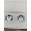 Image 1 : Set of Two 1 Gram Fine Silver .999 Coins with Liberty and Eagle Designs