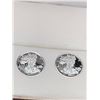 Image 2 : Set of Two 1 Gram Fine Silver .999 Coins with Liberty and Eagle Designs