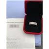 Image 3 : 1.00 CT TW GRA CERTIFIED ROUND BRILLIANT CUT MOISSANITE STONES VVS D COLOR WITH THE 18 STONES CHANNE