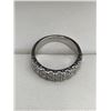 Image 5 : 1.00 CT TW GRA CERTIFIED ROUND BRILLIANT CUT MOISSANITE STONES VVS D COLOR WITH THE 18 STONES CHANNE