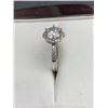 Image 4 : 2.00 CT GRA CERTIFIED ROUND BRILLIANT CUT MOISSANITE STONE VVS D COLOR SET IN CENTER WITH 26 ROUND C