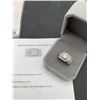 Image 3 : 1.00 CT GRA CERTIFIED ROUND BRILLIANT CUT MOISSANITE STONE VVS D COLOR SET IN CENTER WITH 84 ROUND C