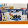 Image 2 : WOW Snowsteer Fully Covered Snow Sled with Traction Handles
