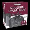 Image 1 : Kirkland Signature Industrial Drum Liners, 55 Gallon, 60 Bags