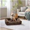 Image 1 : Kirkland Signature Plush Dog Bed in Brown