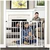 Image 1 : Regalo Easy Step Extra Wide Metal Walk-Through Safety Gate Model 1164 EW DS