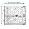 Image 1 : North States Model 8871 Paws Portable Petgate, Standard Width, 26-40 Inches