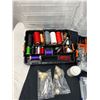 Image 2 : Assortment of Leather Tools, Rivets, Buckles, Clasps & More