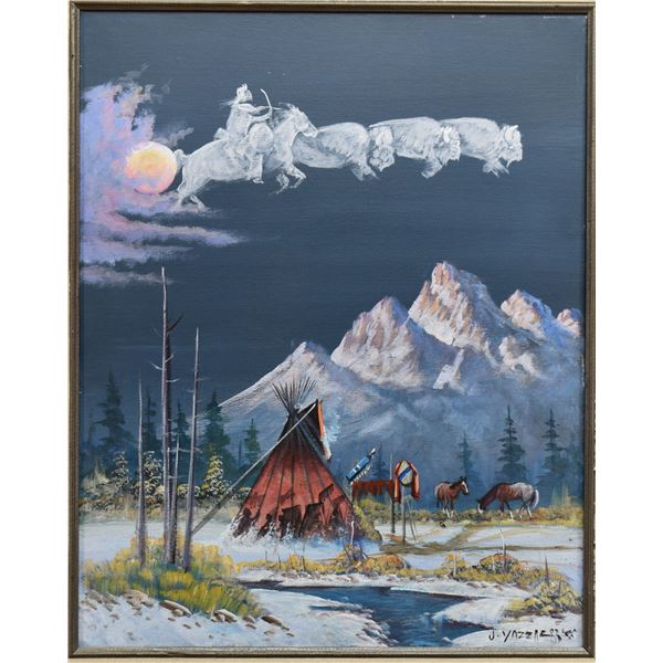 NAVAJO PAINTING (JIMMY YAZZIE)