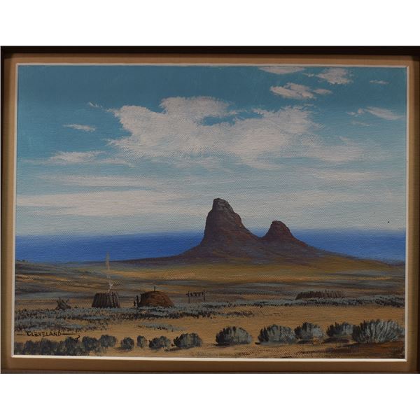 NAVAJO PAINTING (FRED CLEVELAND)