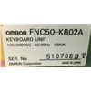 Image 6 : OMRON #FNC50-KB02A Keyboard Unit