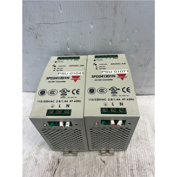 (2) Carlo Gavazzi #SPD241201N Power Supplies