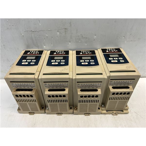 (4) TECO Electric #FM50-2P5-OC Drives