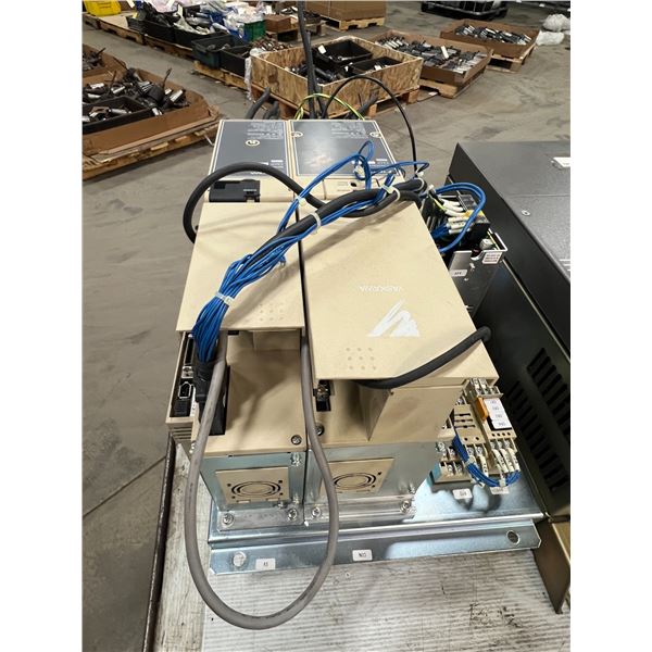 Lot of (2) Yaskawa Drives #CACP-JU15A3BB & #CACR-JU065AEAB01