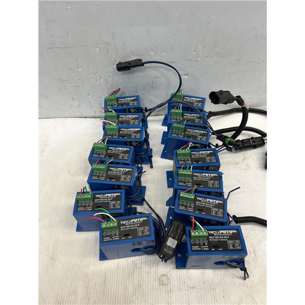 Lot of (14) ACUAMP (Automation Direct) #DCT100-42-24-F DC Current Transducers