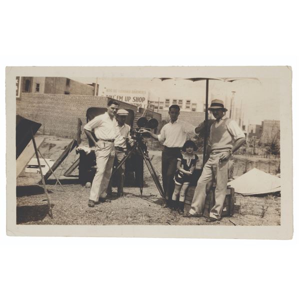 A Rare Photo with Walt, Roy, Ising, Winkler and Gay inscribed by Walt Disney.
