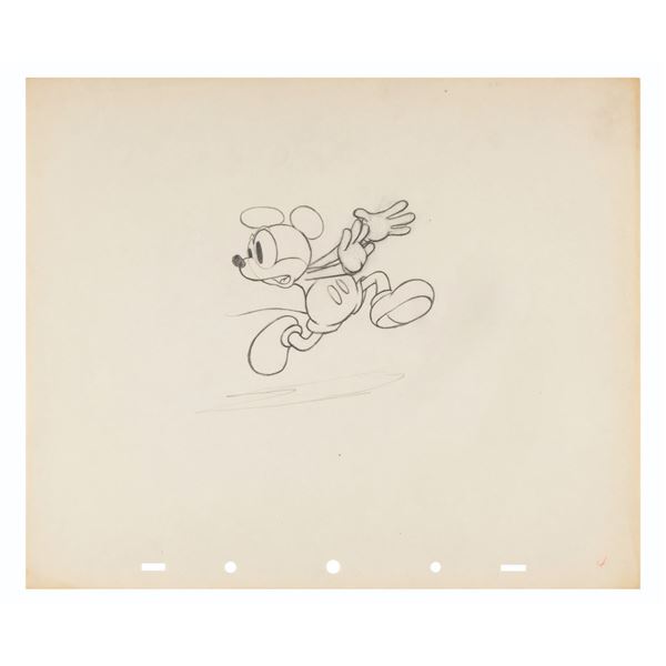 A 1930s Mickey Mouse Production Drawing.