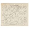 Image 1 : A Mickey Mouse Model Sheet by Bob Clampett.