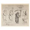 Image 3 : Disney Model Sheets for “Clock Cleaners” and “Donald’s Ostrich.[