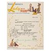 Image 1 : A Bob Clampett "Lady and the Tramp" Special Screening Invitation.