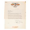 Image 1 : A Roy Disney Signed Letter to Harmon-Ising.