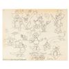 Image 1 : A Page of “Foxy” Character Studies by Bob Clampett.