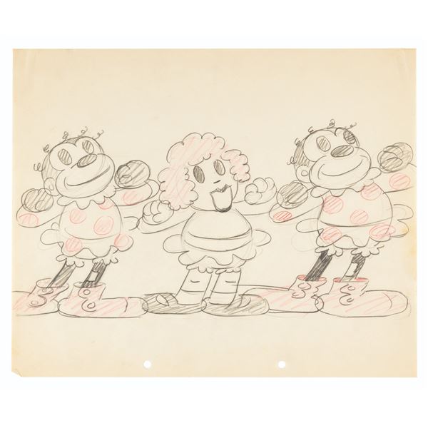 A “Red-Headed Baby” Production Drawing.