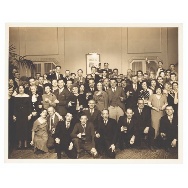 A 1933 Schlesinger Christmas Party Photo.