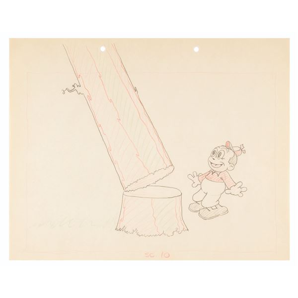 A “Buddy the Woodsman” Layout Drawing.