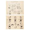 Image 6 : A Collection of Early Looney Tunes & Merrie Melodies Model Sheets.