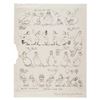 Image 4 : A Collection of Model Sheets Including “The Ducktators.”