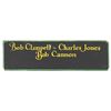 A Rare Clampett, Jones, and Cannon Nameplate.