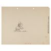 Image 1 : An "I Haven't Got A Hat" Little Kitty Layout Drawing.