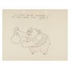 A "Gold Diggers of '49" Porky Pig Production Drawing.